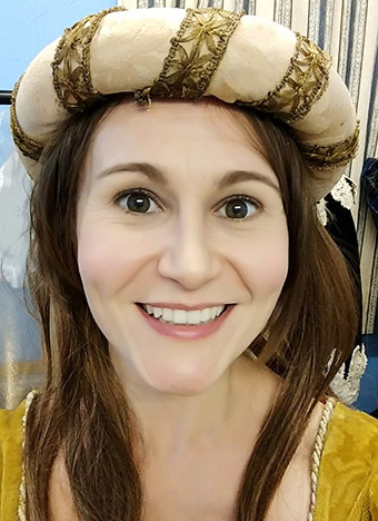 Charshy backstage in The Boy King, 2017
